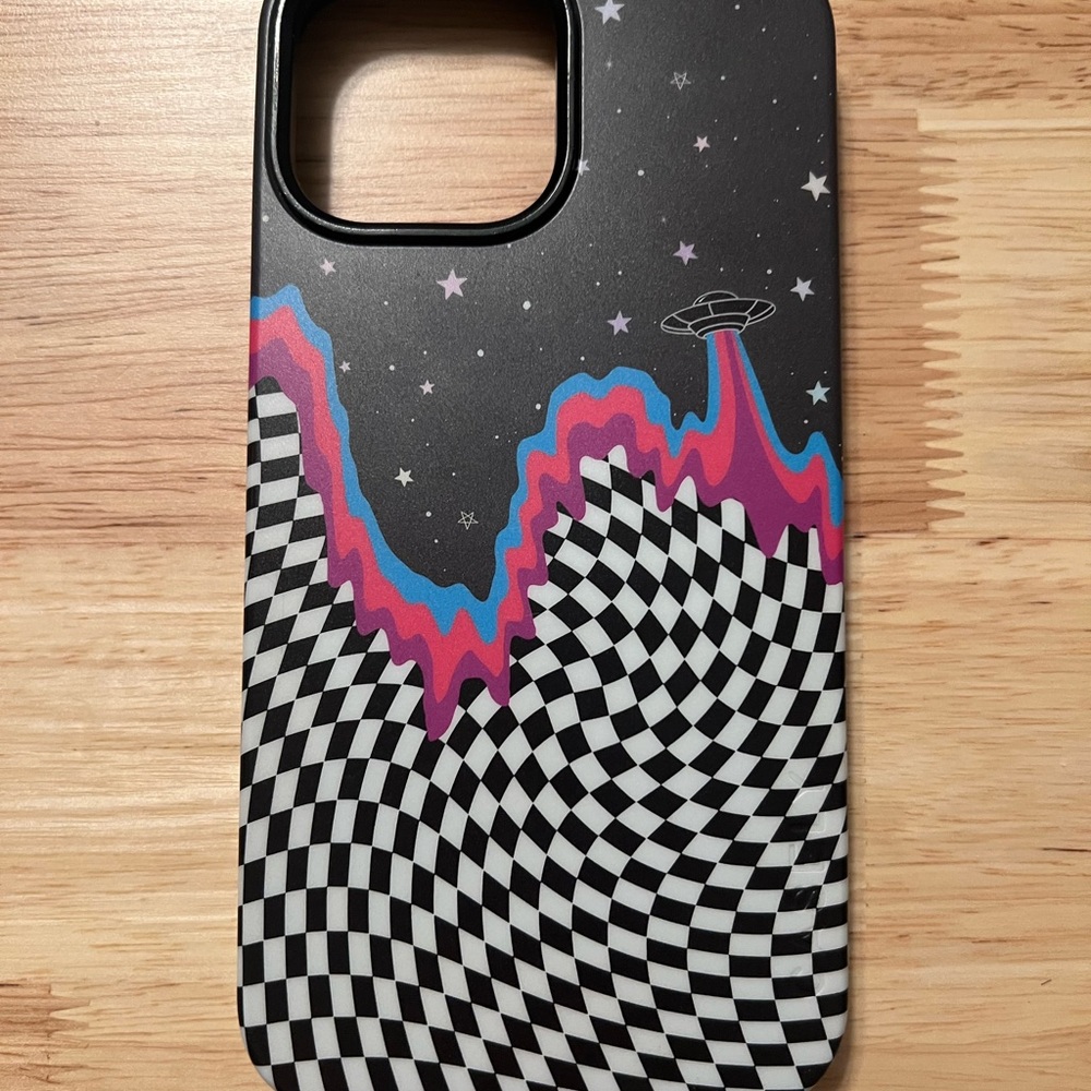 Black and White Checkered Protective Phone Case